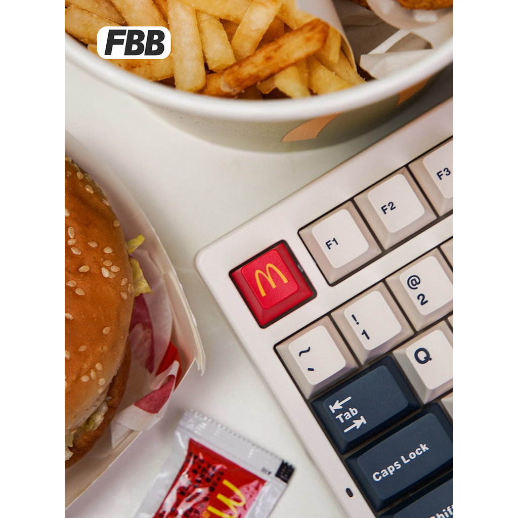 คีย์แคป keycap ใส ปุ่มกดอันเป็นเอกลักษณ์ของ FBB McDonald