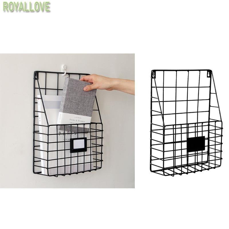 Royal Mail Organizer ตะกร้าลวดผู้ถือแฟ้มติดผนังแขวนเอกสาร Foyer ชั้นเก็บของ