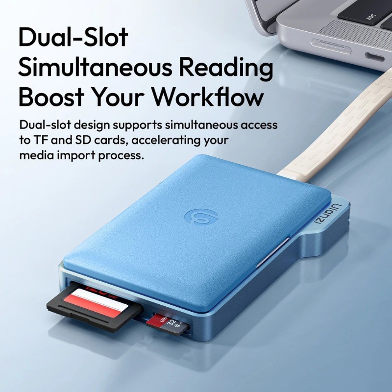 Ulanzi DC01 2-in-1 Card Storage Case USB3.1 SD TF Card Reader Type-C USB-A