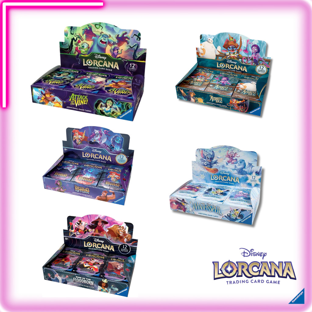 [💯ของแท้] การ์ด Disney Lorcana TCG Booster Pack Set 1-13 Ver.EN