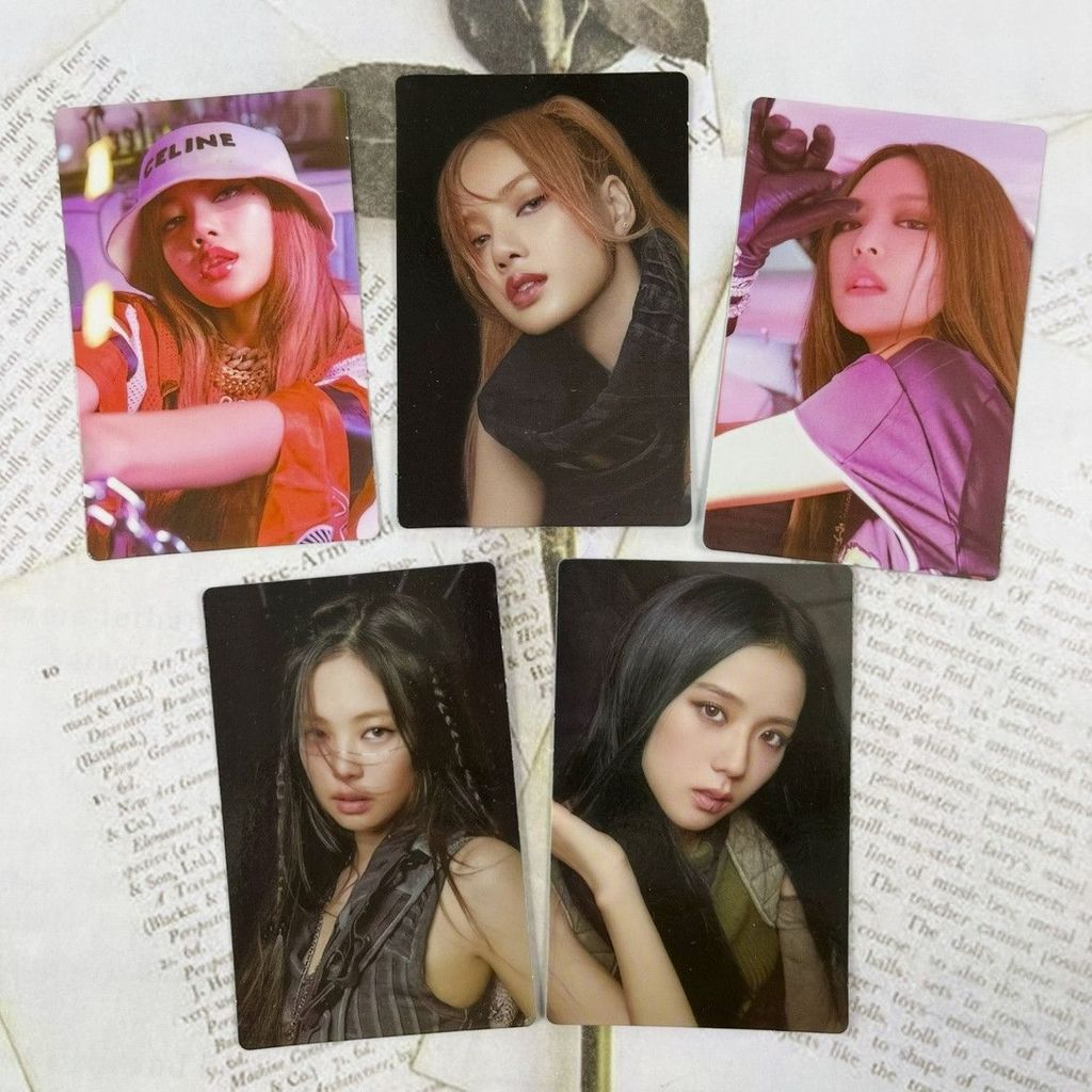 Black blackpinkYG หุ้มเดี่ยว Jin JISOO JISOO Jin Jenny JENNIELISA Photocard
