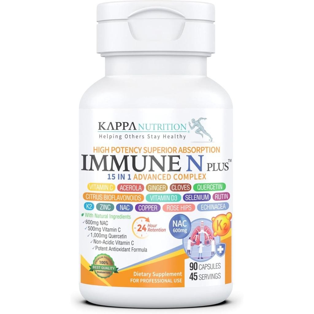 ((90 แคปซูล), NAC 600mg, NAC 1000mg, Vitamin C 500mg, Zinc 50mg, Vitamin D3 5,000IU, Selenium, Coppe