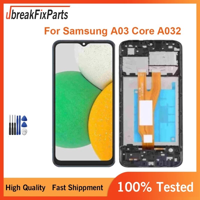 6.5 สําหรับ Samsung A03 Core A032 LCD A032M A032F จอแสดงผล Touch Screen Digitizer Assembly กรอบเปลี่