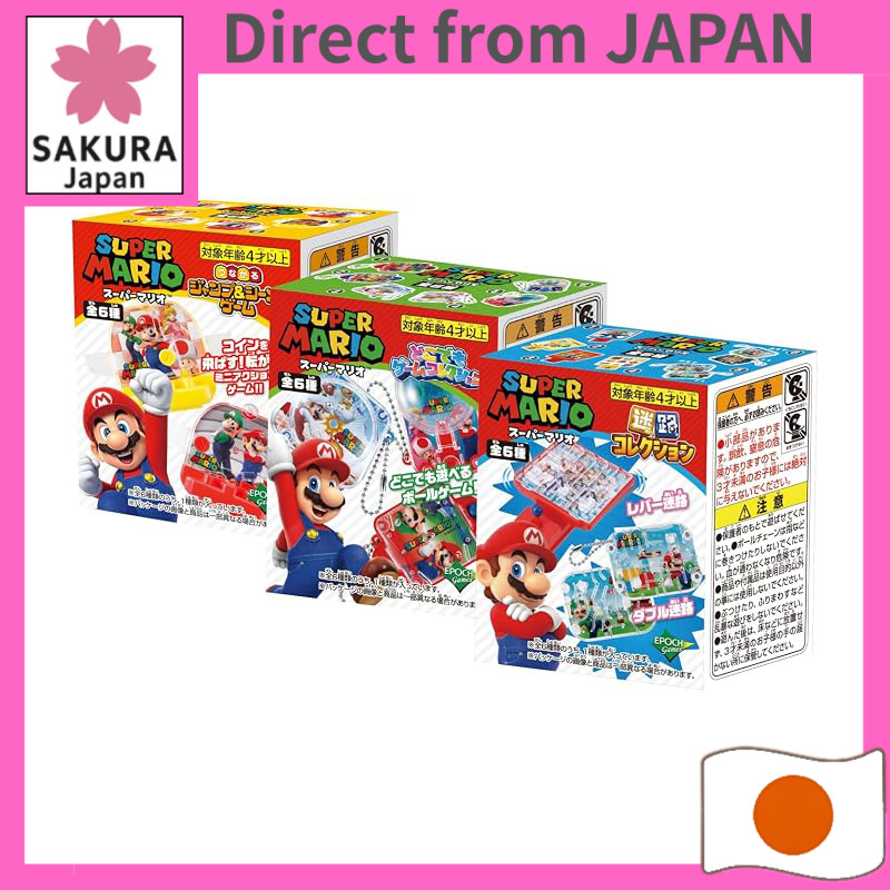 EPOCH Super Mario Family Party & Balance Tabletop Games Collection Ages 4+/6+ Players 1-6/1-4/2-4/1-
