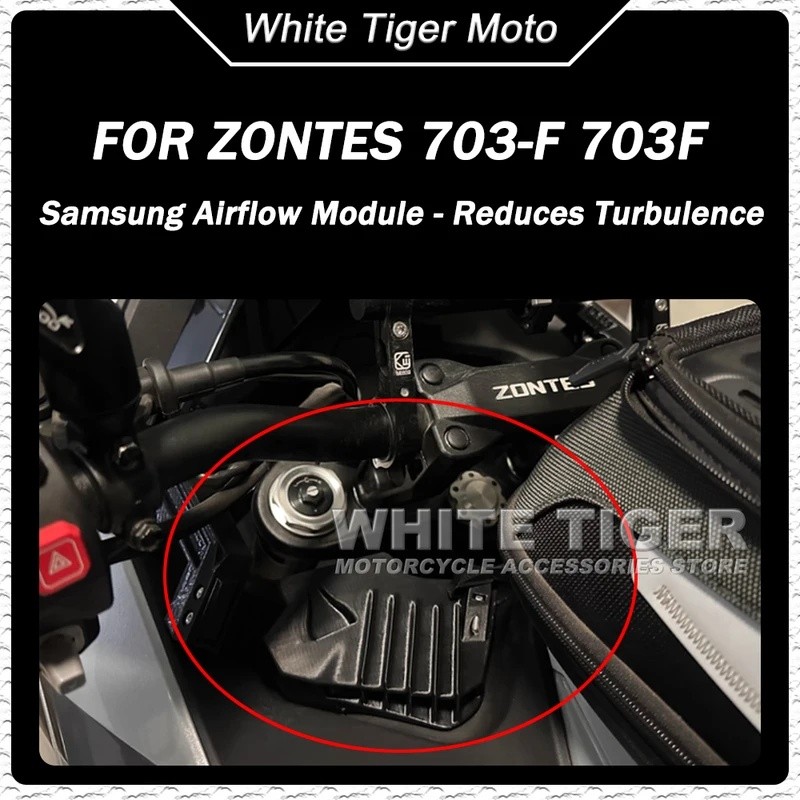 Fit ZONTES 703/F การปรับเปลี่ยนรถจักรยานยนต์ Samsung Airflow Kit Turbulence Reduction อุปกรณ์เสริมสํ