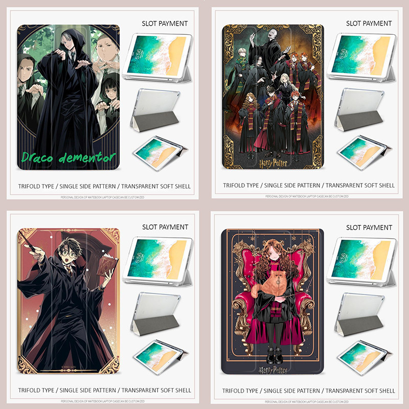 Harry Potter, Slytherin House เคส ipad สําหรับ mini4/5/6/7 10.2 gen7/8/9 air4/5/6/7/8 2026 air pro11
