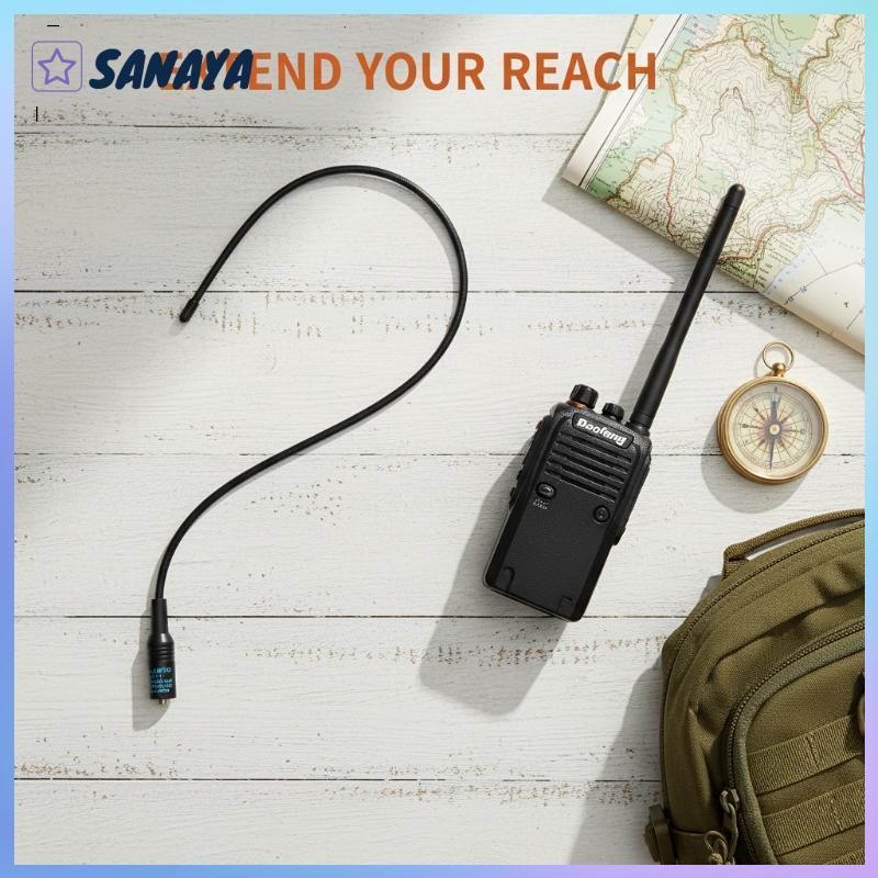 Dwi NA-771 SMA ตัวเมีย SMA-F dual-band ยืดหยุ่น BF-888S UV-5R
