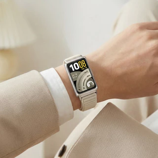 สายรัดแบบลูปไนลอน for Huawei Band 11/11 Pro สายคล้องนิ้วแบบระบายอากาศ for Huawei Band 10 9 8 NFC