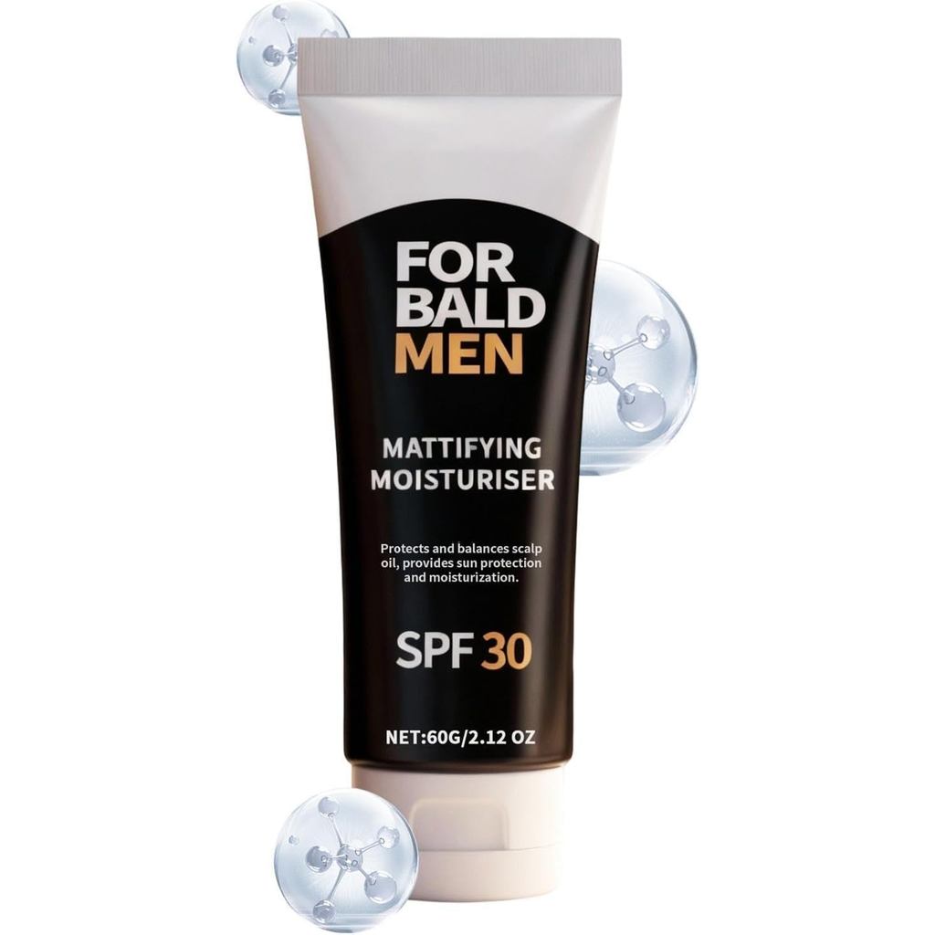 AntiShineScalpGel, BaldHeadครีมกันแดดMoisturizer,60gTube|คูลลิ่งเอฟเฟค,NonGreasyMatteFinish,QuickAft