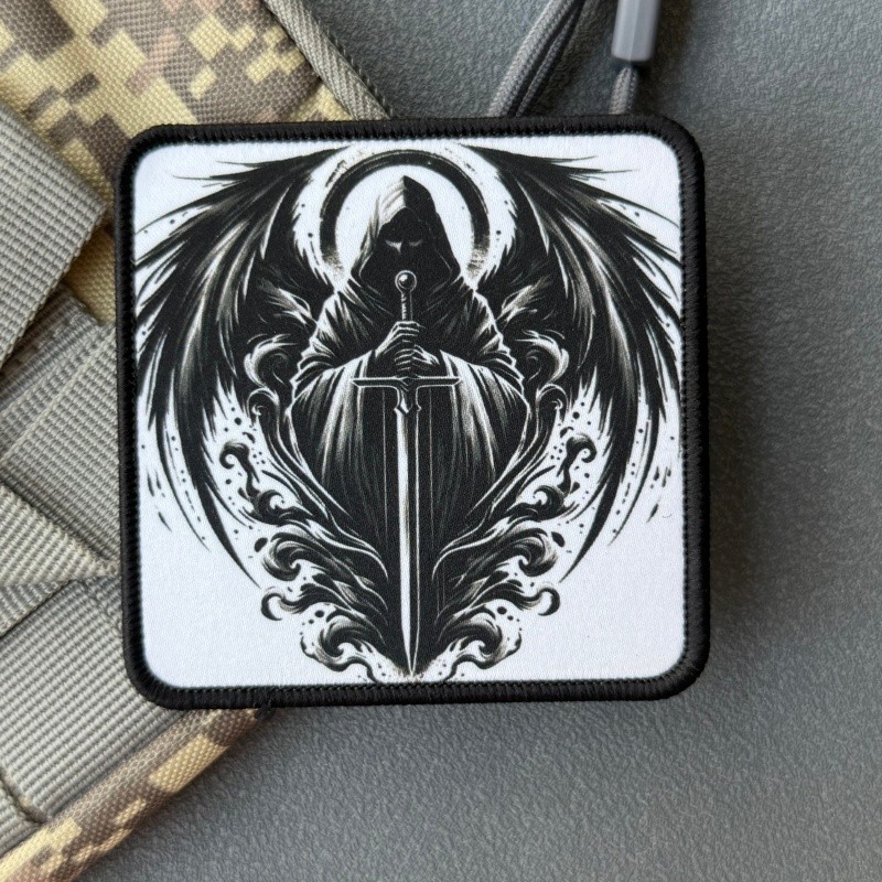 "Guardian Angel" Patch การพิมพ์ตรายุทธวิธีตะขอและห่วงกระเป๋าเป้สะพายหลังอุปกรณ์เสริมเสื้อผ้าสติกเกอร์