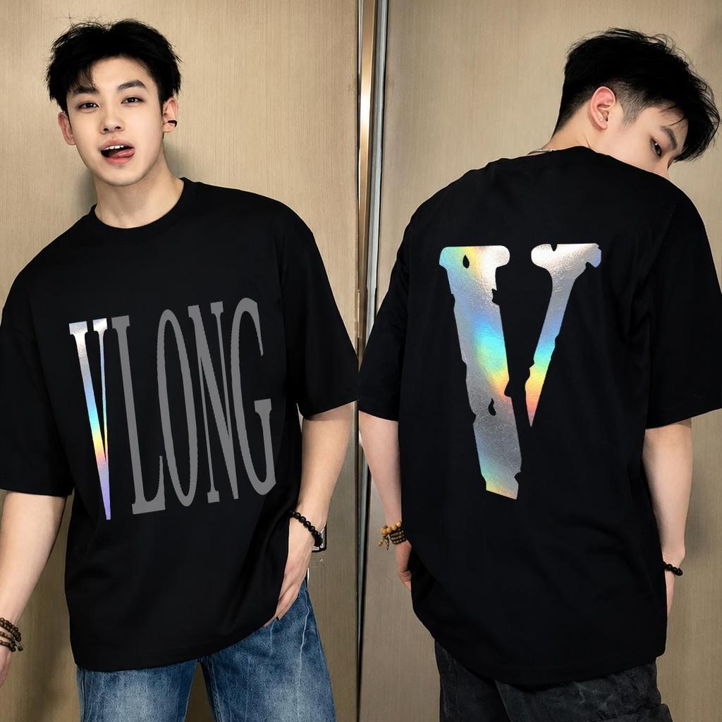 LUVORO 2026 เสื้อยืดผู้ใหญ่ Cotton100% ผ้านุ่ม ใส่สบาย ระบายอากาศดี ลายสะท้อนแสง Unisex ชายหญิง Oversize Y009
