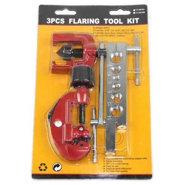 ทองแดงท่อ Reamer Reamer Reamer Reamer Car Air Conditioner ตู้เย็น Refrigeration Repair เครื่องมือ Be
