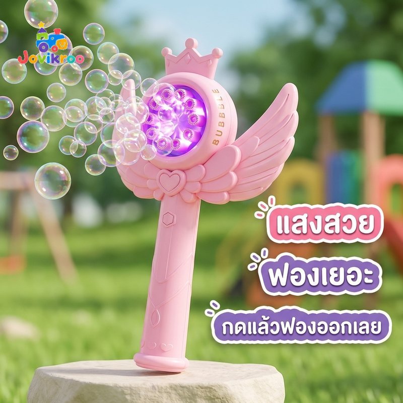 ปืนเป่าฟองอัตโนมัติปีกนางฟ้าไฟ นํา แบบชาร์จไฟได้ ยูเอสบี เครื่องทําฟองสบู่ไฟฟ้าของเล่นเด็ก