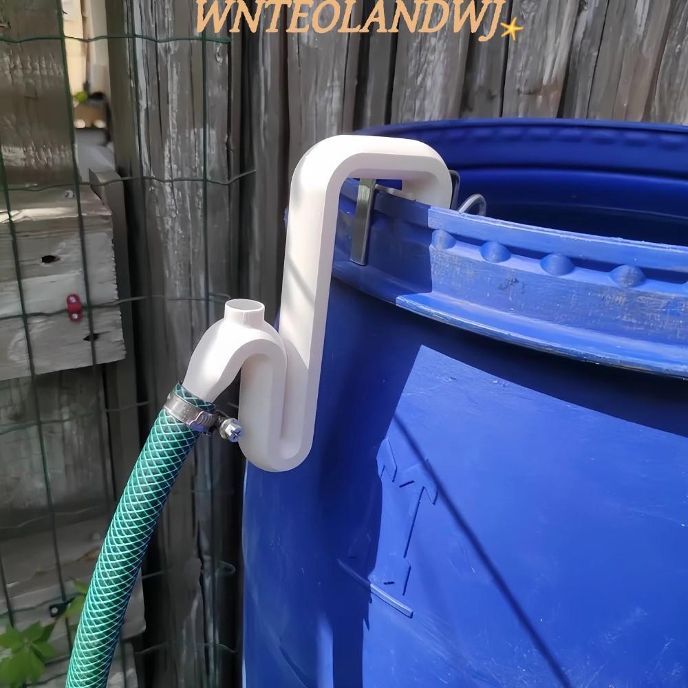 WNTEOLANDWJ ท่อล้น, กลไกกาลักน้ํา Self-priming Design ท่อถ่ายน้ําฝน, ระบบระบายน้ํา PP ติดตั้งง่าย Self-priming Siphon ท่อระบายน้ํา