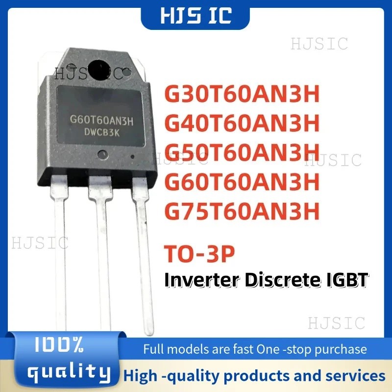 5PCS G40T60AN3H G30T60AN3H G50T60AN3H G60T60AN3H G75T60AN3H CRG40T60AN3H CRG30T60AN3H CRG50T60AN3H ท