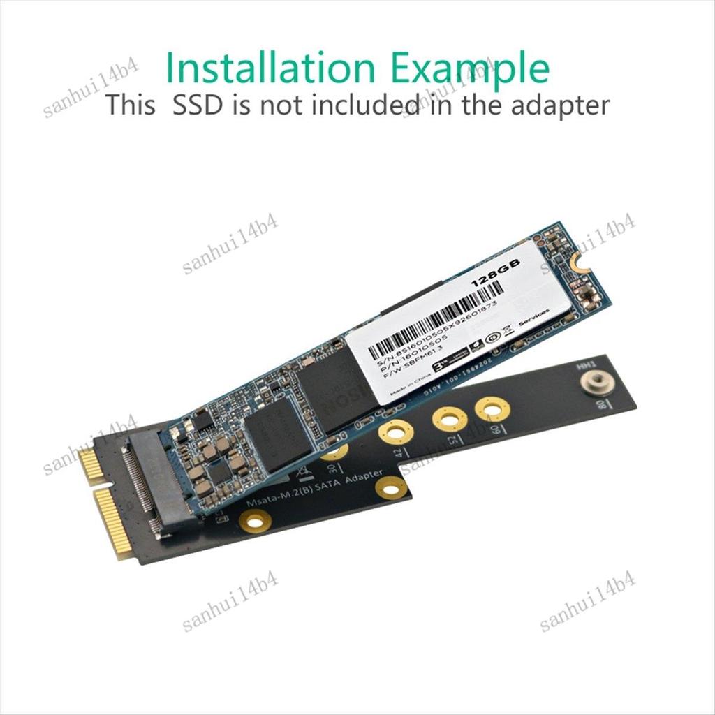 MSATA ถึง M.2 Key B อะแดปเตอร์ M.2 SSD ถึง MSATA อะแดปเตอร์ MSATA ถึง M.2 Key B SSD อะแดปเตอร์ติดตั้