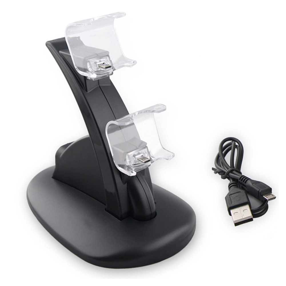 สําหรับ Dual Fast Charger Controller Charger Station ชาร์จ Cradle Dock สําหรับ PlayStation 4 Control