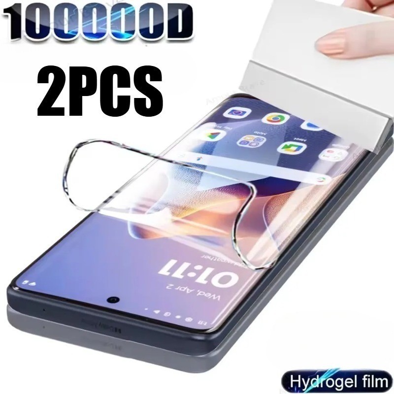 2 ชิ้น Anti Blue Light Hydrogel ป้องกันหน้าจอสําหรับ iQOO Z10 Z10R Z10x Z11 Z11i Z11x Lite Turbo Pro