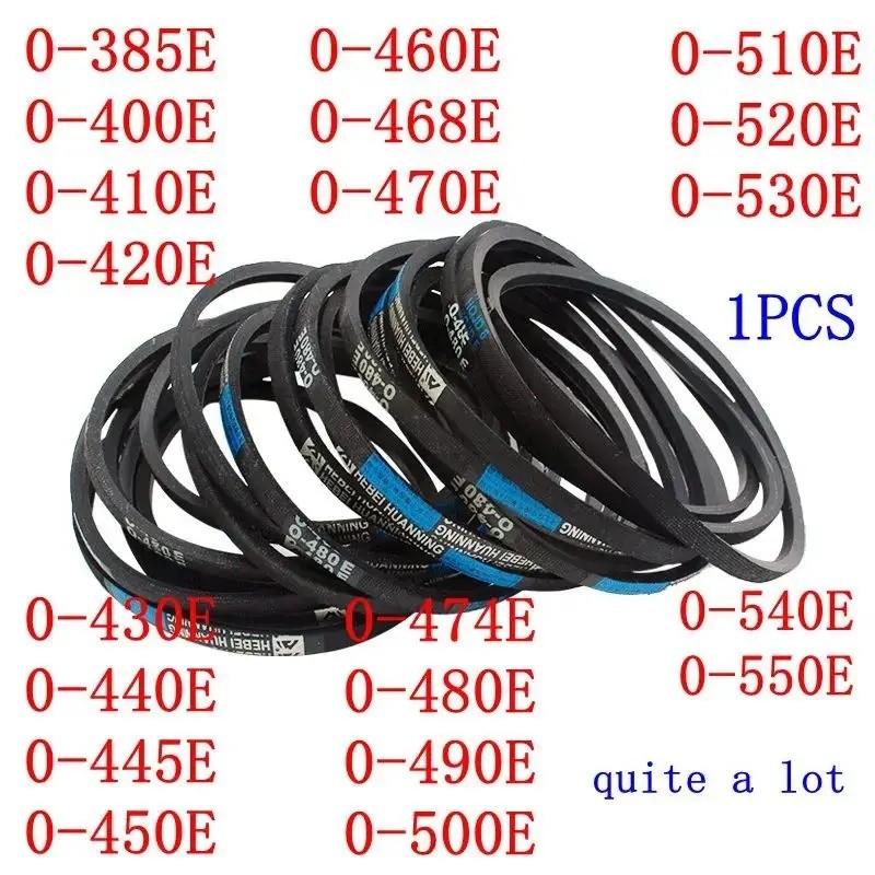 1pcs เครื่องซักผ้าเข็มขัด O/0-374E 0-480E 0-490E 0-500E 0-510E 0-520E 0-530E 0-540E 0-550E 0-560E 0-570E 0-580E 0-600E 0