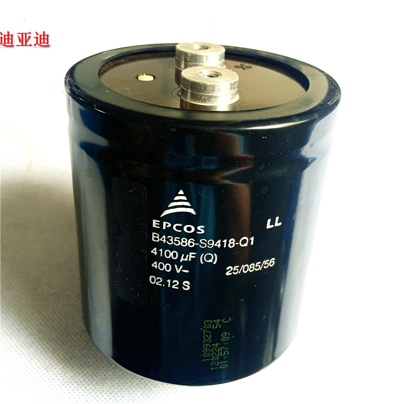 4100UF 400V ABB อินเวอร์เตอร์ ACS800 กรองตัวเก็บประจุไฟฟ้า B43586-S9418-Q1/Q2