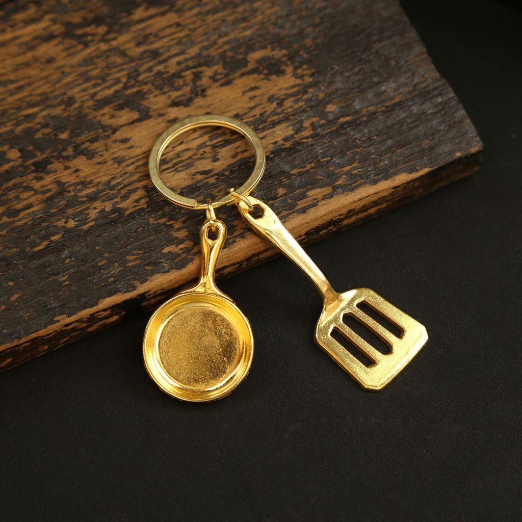 คลังสินค้าพร้อม/Cloud Top Yi Golden Spatula Battle Hanging Keychain Golden Spatula Golden Pot Pot Al