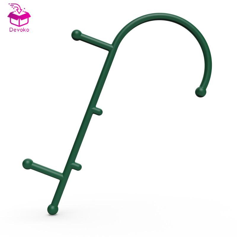 [chiwanji2mf] นวดหลัง Cane Hooked Back Hook เครื่องมือนวดเนื้อเยื่อลึกจุดทริกเกอร์สําหรับบ้าน สํานักงาน