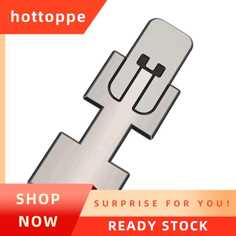hottoppeFront Door หรือแผงตัดแต่งด้านหลัง/โมเดลป้ายสัญลักษณ์ 15094459 สําหรับ H3 H3T 2006-2010 โครเม