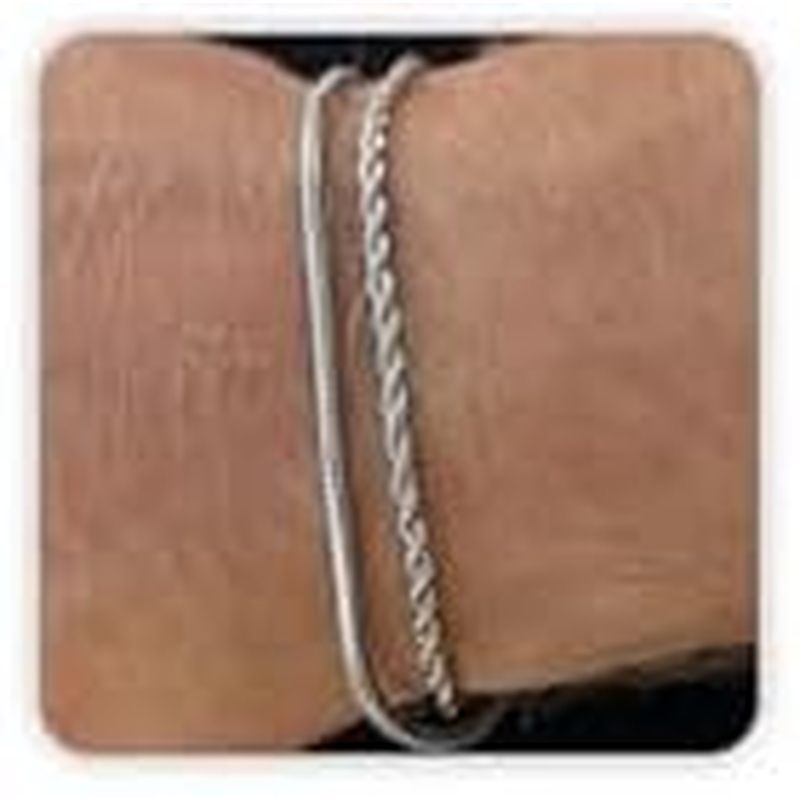 สร้อยข้อมือบุรุษ - Dainty Gold/Silver Chain Bracelet Stack 14K Gold Plated Silver Bracelets For Men 