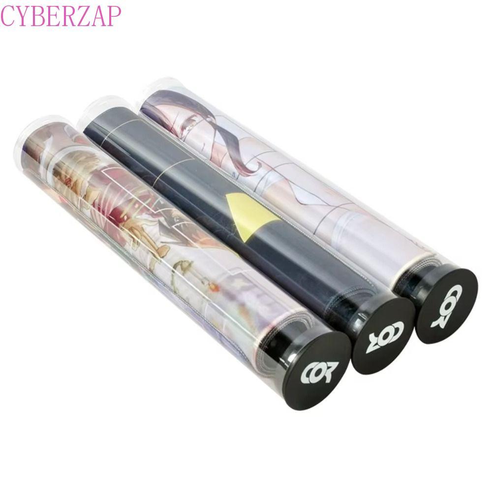 CYBERZAP เกม Pad Canister, เคสป้องกัน Telescopic Gaming Mat Storge Tube, กล่องเก็บการ์ดน้ําหนักเบากระบอก GameMat Protecter Playmat
