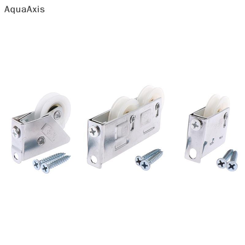 มู่เล่ย์อลูมิเนียมหน้าต่างชนิด828 1ชุดล้อเลื่อนรางล้อเลื่อนรางล้อเลื่อนรางล้อเลื่อนล้อทองแดง w/ สกรู