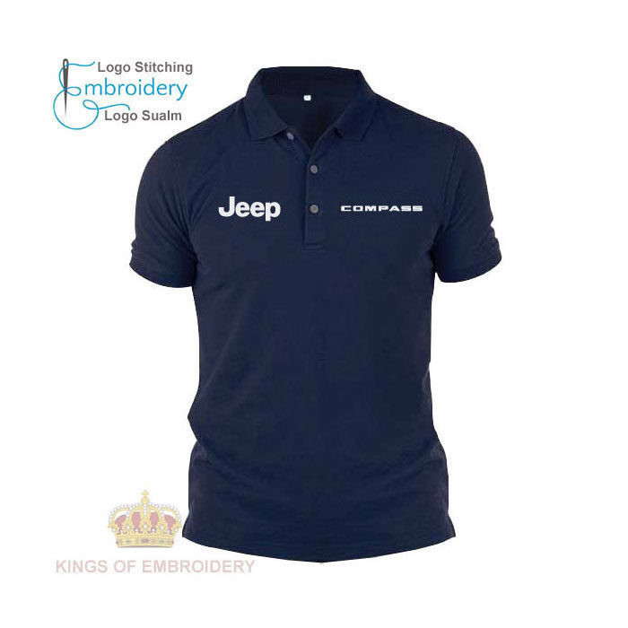 MICROFIBER QUICK DRY FIT JERSEY Baju Polo Clic T เสื้อโลโก้เย็บปักถักร้อย Sulam ผู้ชายและผู้หญิง JEE