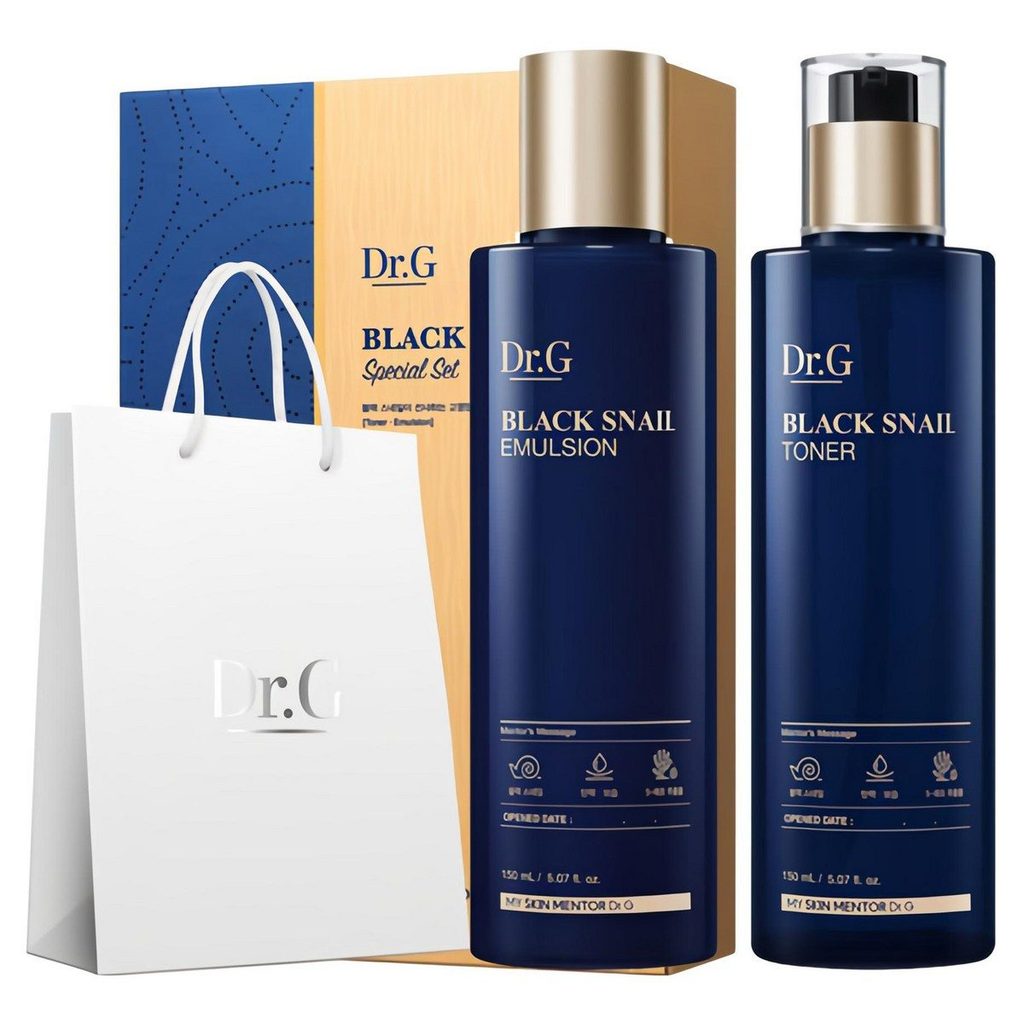 [Dr.G] Black Snail Toner 150ml + อิมัลชั่น 150ml ชุดพิเศษ 2 ชิ้น + 1 ชุด K-Beauty K-Beauty K-Beauty 