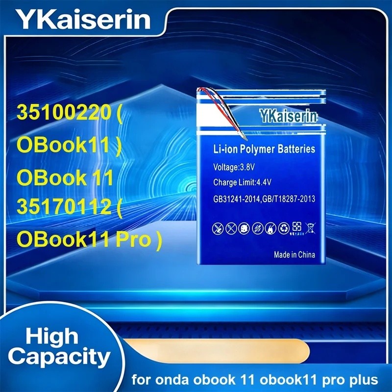 แบตเตอรี่แท็บเล็ตปลอดภัย 5600-12100mAh สําหรับ Onda Obook 11 OBOOK11 Pro Plus