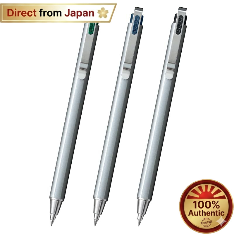 【Japan Quality】
Sakura Crepas Gel Ink Ballpoint Pen Ball Sign iD Plus 3 Color Set 0.4mm【Direct from 