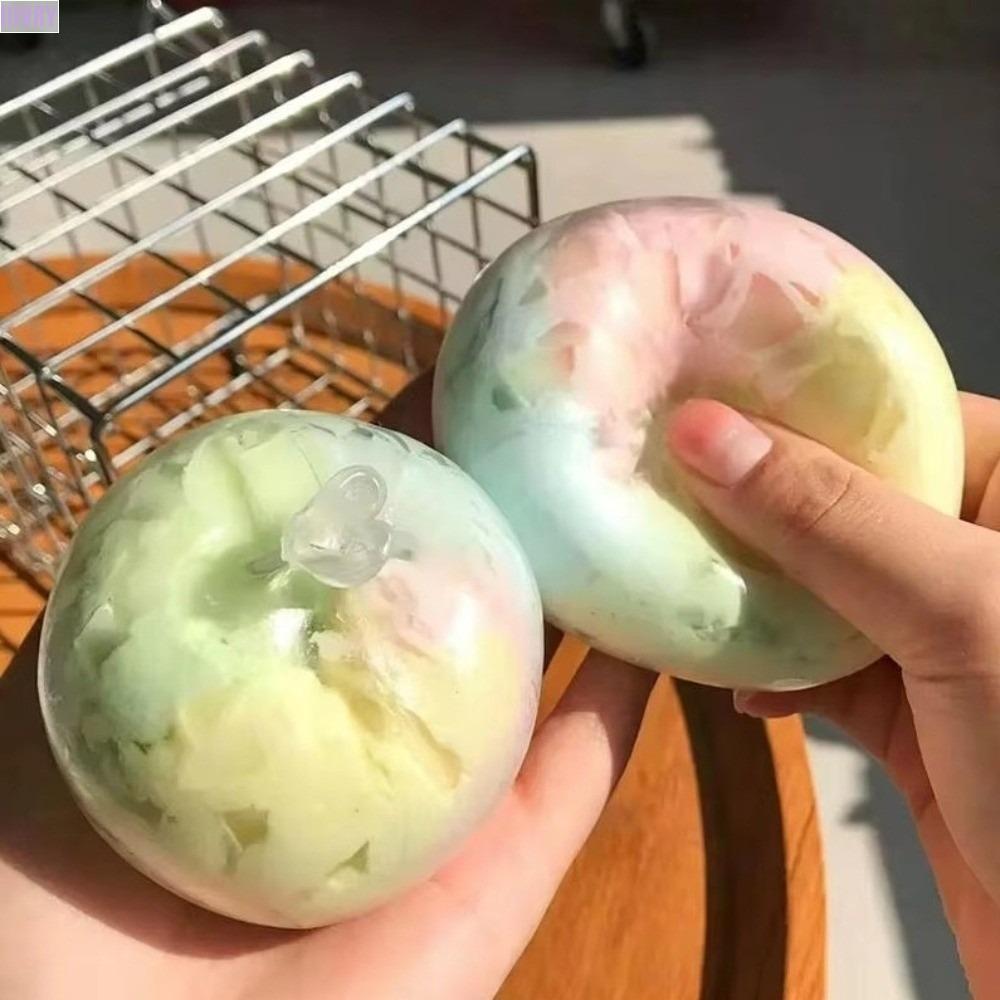 ของเล่นลูกบอลกรอบสีงาช้าง, ช็อกโกแลตจําลองช้า Rebound Chocolate Squish Ball, เสียงกรอบน่ารักเนื้อนุ่ม Handmade Crunchy Fidget ของเล่น Sensory Play
