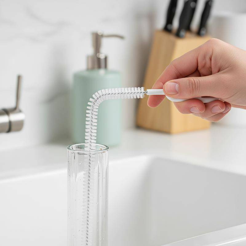 Piqging 4 Pa Straw Brush Cleaner สําหรับ Stanley 10 นิ้วแปรงทําความสะอาดขวดน้ํา VN