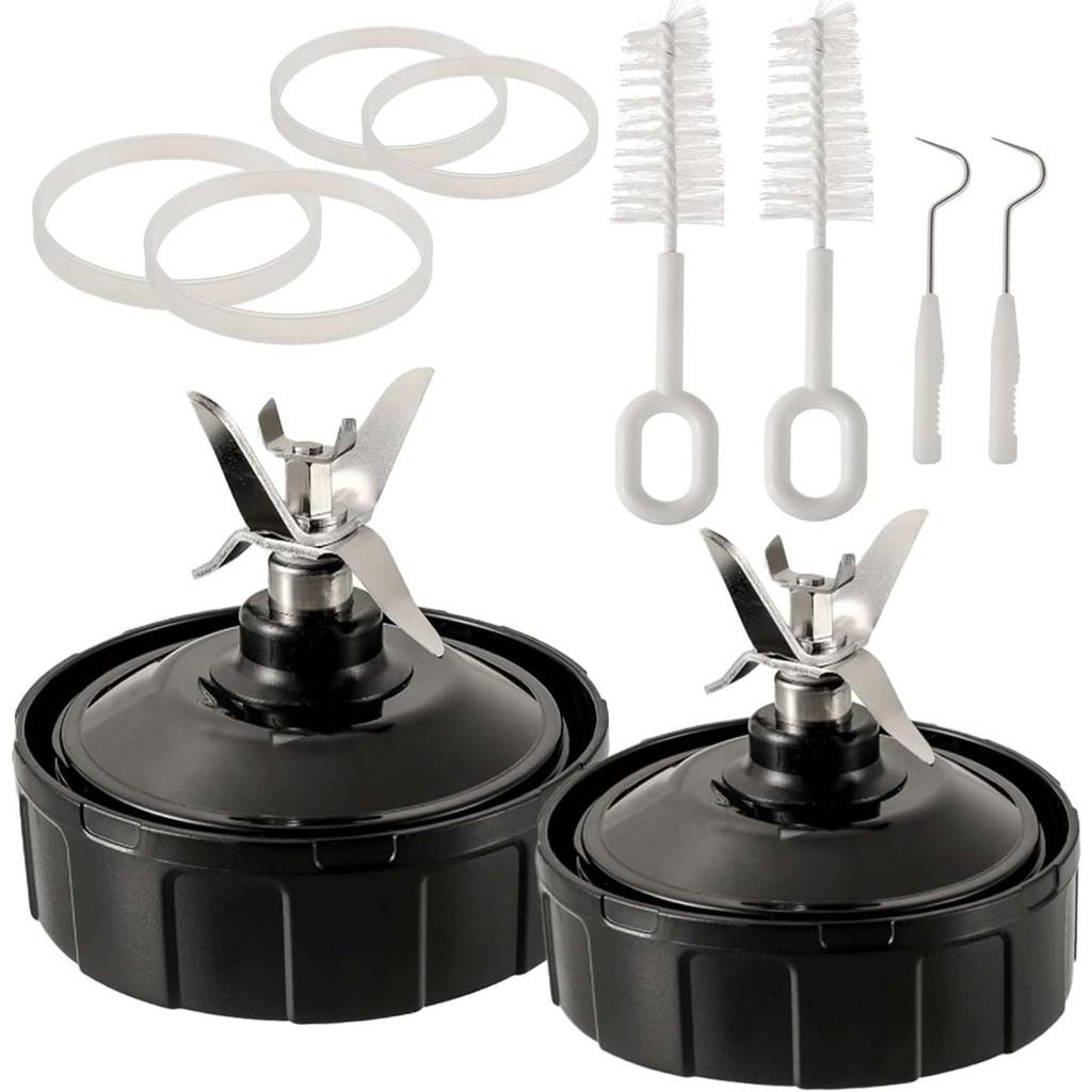 (2 แพ็ค) 7 Fins Blender Blade ใช้งานร่วมกับ Ninja BN401 BN751 BN801 BL480-30, อะไหล่สําหรับ Auto iQ 