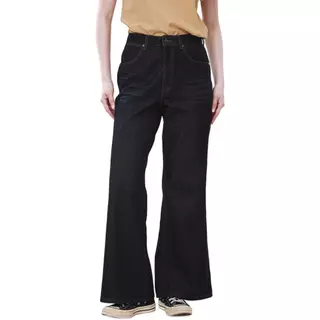 WRANGLER กางเกงยีนส์ผู้หญิง เอวสูง ทรงขาม้ากว้าง รุ่น WR S226WFLAN05 สียีนส์เข้ม