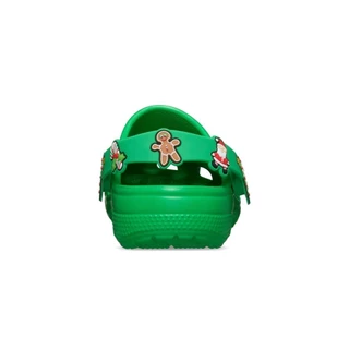 CROCS รองเท้าลำลองเด็ก CLASSIC HOLIDAY ICONS LIGHTS CLOG รุ่น 211888-3E8 - GRASS GREEN