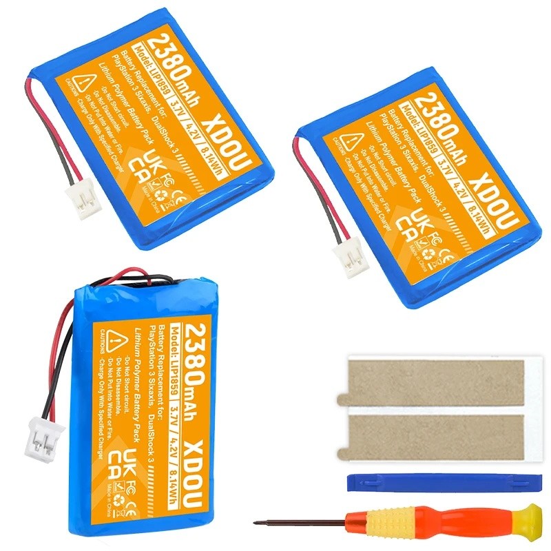 เกมคอนโซลแบตเตอรี่ 3.7V/2380mAh LIP1472 LIP1859 สําหรับ Sony PlayStation 3 SIAXIS, PS3, CECHZC1E CEC