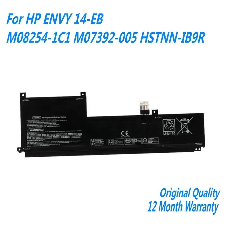 15.4V 63.32WH SC04XL แบตเตอรี่แล็ปท็อปสําหรับ HP ENVY 14-eb0007TU/eb1000nx eb0047nr M0792-005 M08254