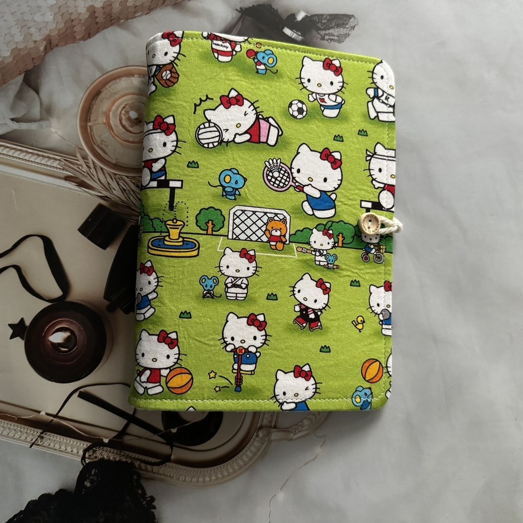 HelloKitty Cloth Loose-leaf Handbook Detachable High-value Cute Notepad Girl จัดส่งภายใน 15 วัน% Z26