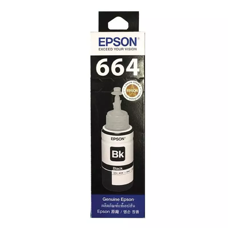 EPSON หมึกอิงค์แท้งค์ รุ่น T664100 สีดำ ขนาด 70cc (L100/L200)