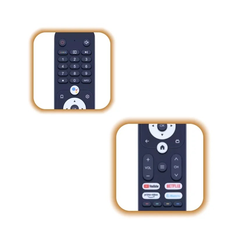 HTR-U31 เสียงรีโมทคอนโทรลสําหรับ Haier Android TV H32K66UG H43K66UG H50K66UG H55K66UG H58K66UG H65K6