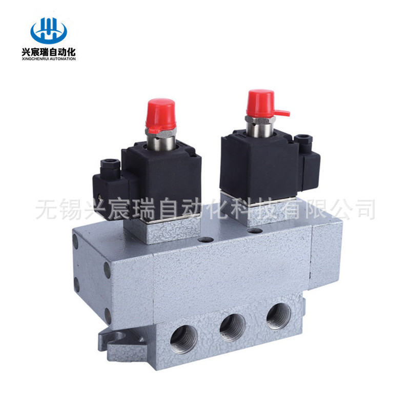 K35HD2-6, K35HD2-8, K35HD2-10 วาล์วควบคุมทิศทางลมแบบสไลด์ห้าทางสามตำแหน่ง