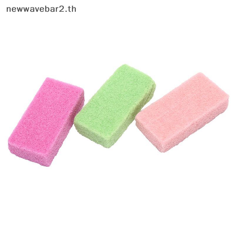 # waveba # Pumice Sponge Stone Exfoliate Foot Care ลบ Hard Dead Skin Feet Rasp .