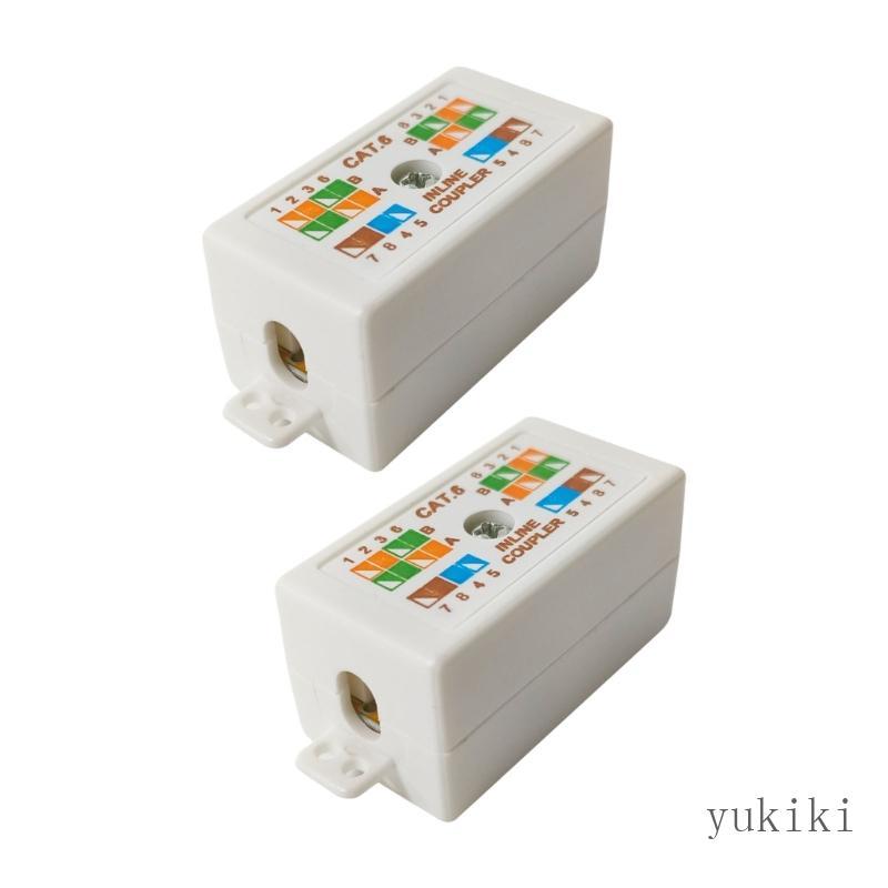Kiki RJ45 Cat6 RJ45 Punchdown Coupler Joiner สําหรับ Cat5 Cat5E สาย Link Connector
