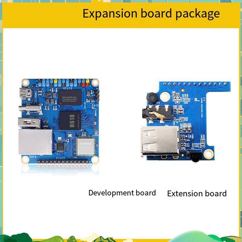 Zero 3 Development Board LPDDR4 Allwinner H618 4-Core 64 บิต WiFi 5.0/บลูทูธ 5.0 2G US Plug