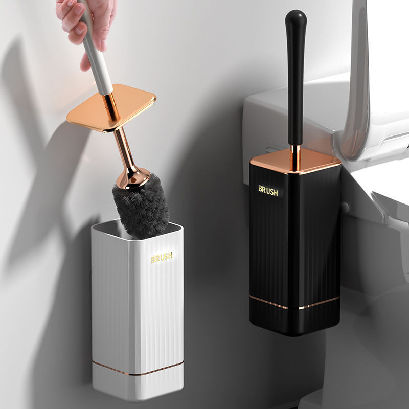 【ks1214.th】 Toilet Brush Wind High Color Value No Dead Angle Household Toilet Brush Wall-mounted Toi