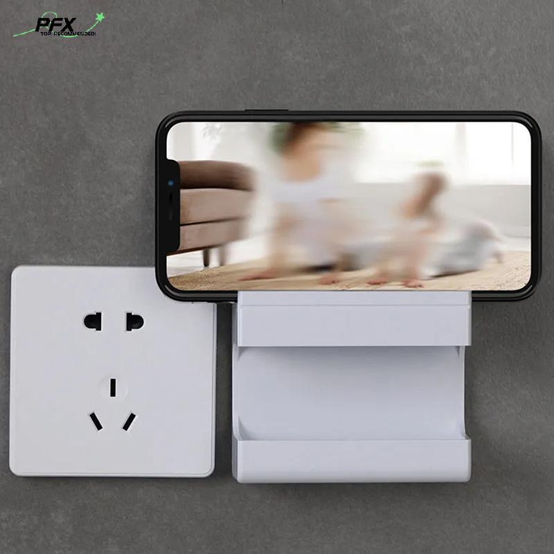 PFX ที่วางรีโมทคอนโทรลกาว Punch-ฟรี Soet ผู้ถือโดยไม่ต้องเจาะโทรศัพท์มือถือชาร์จห้องนั่งเล่น Organizer กล่องเก็บ DDC